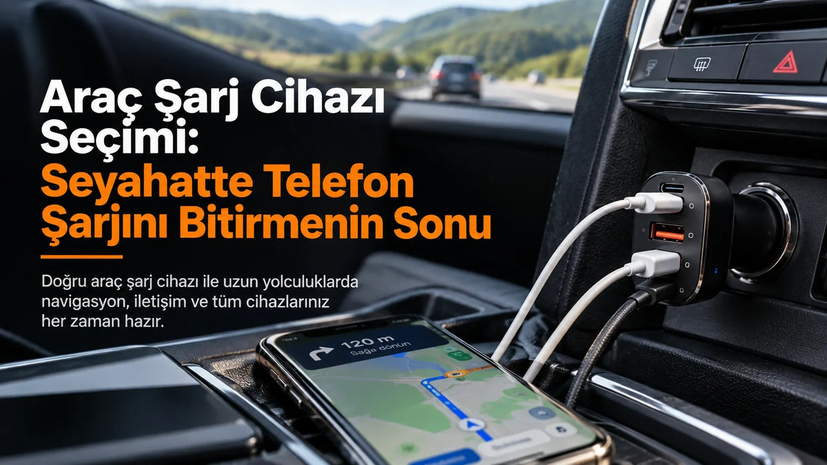 Araç Şarj Cihazı Seçimi Seyahatte Telefon Şarjını Bitirmenin Sonu