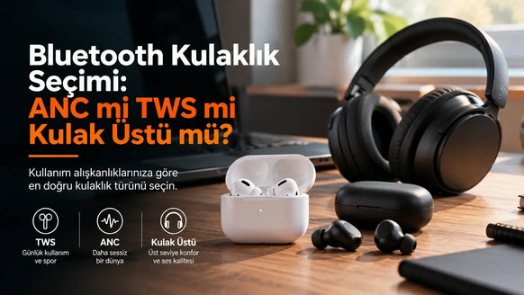 Bluetooth Kulaklık Seçimi: ANC mi TWS mi Kulak Üstü mü