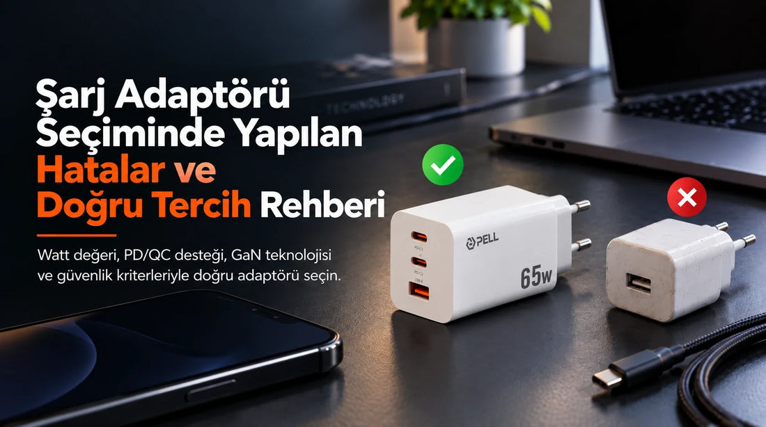 Şarj Adaptörü Seçiminde Yapılan Hatalar ve Doğru Tercih Rehberi