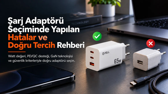 Şarj Adaptörü Seçiminde Yapılan Hatalar ve Doğru Tercih Rehberi