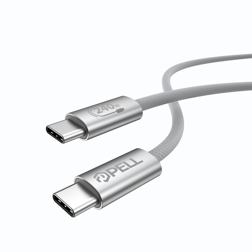 X-28 240W PD Type-C to Type-C Ultra Hızlı Örgülü Şarj Kablosu 1m