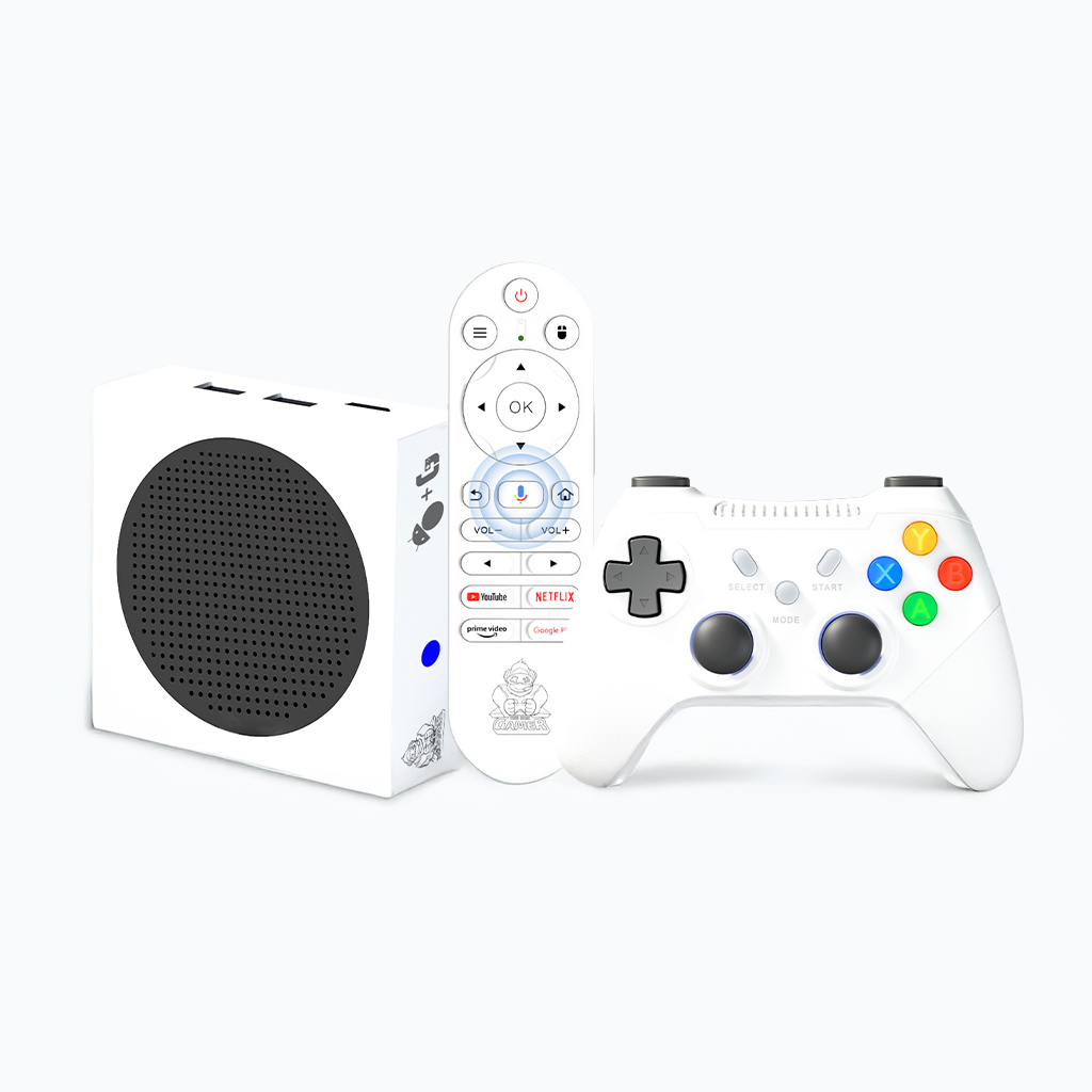 Pell G8 Android 14 TV Box ve Oyun Konsolu 60.000+ Oyunlu, Wi-Fi 6 Akıllı Media Player