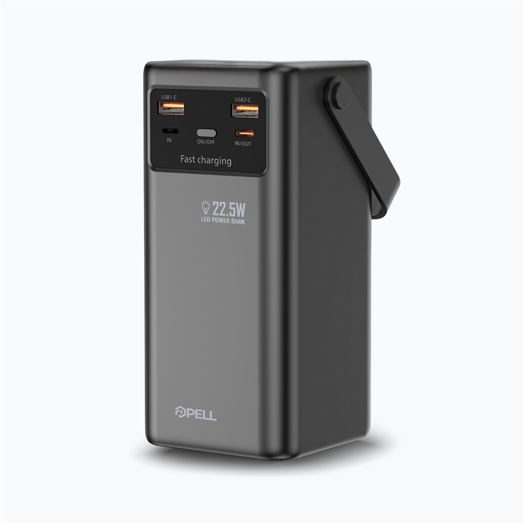 PL-F23 50000 mAh Powerbank 22.5W, LED Işıklı Turbo Hızlı Taşınabilir Şarj Cihazı