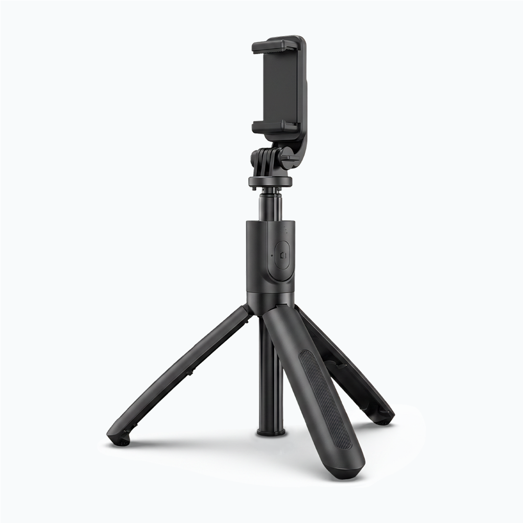 L02 Bluetooth Kumandalı Tripod Selfie Çubuğu 100cm, 4 In 1 Kablosuz Monopod