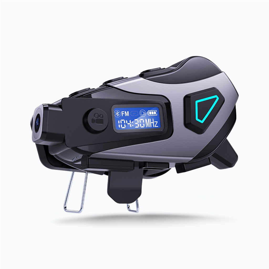 K10 DVR Kameralı İntercom Bluetooth Kulaklık Kayıt + FM