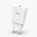 20W PD+QC Çift Portlu Turbo Hızlı Şarj Başlığı, Type-C ve USB Girişli Seyahat Adaptörü
