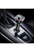 PL-C16 Bluetooth Araç Kiti Araç Fm Transmitter Şarj USB Type-C MP3 PD Çakmaklık Girişli