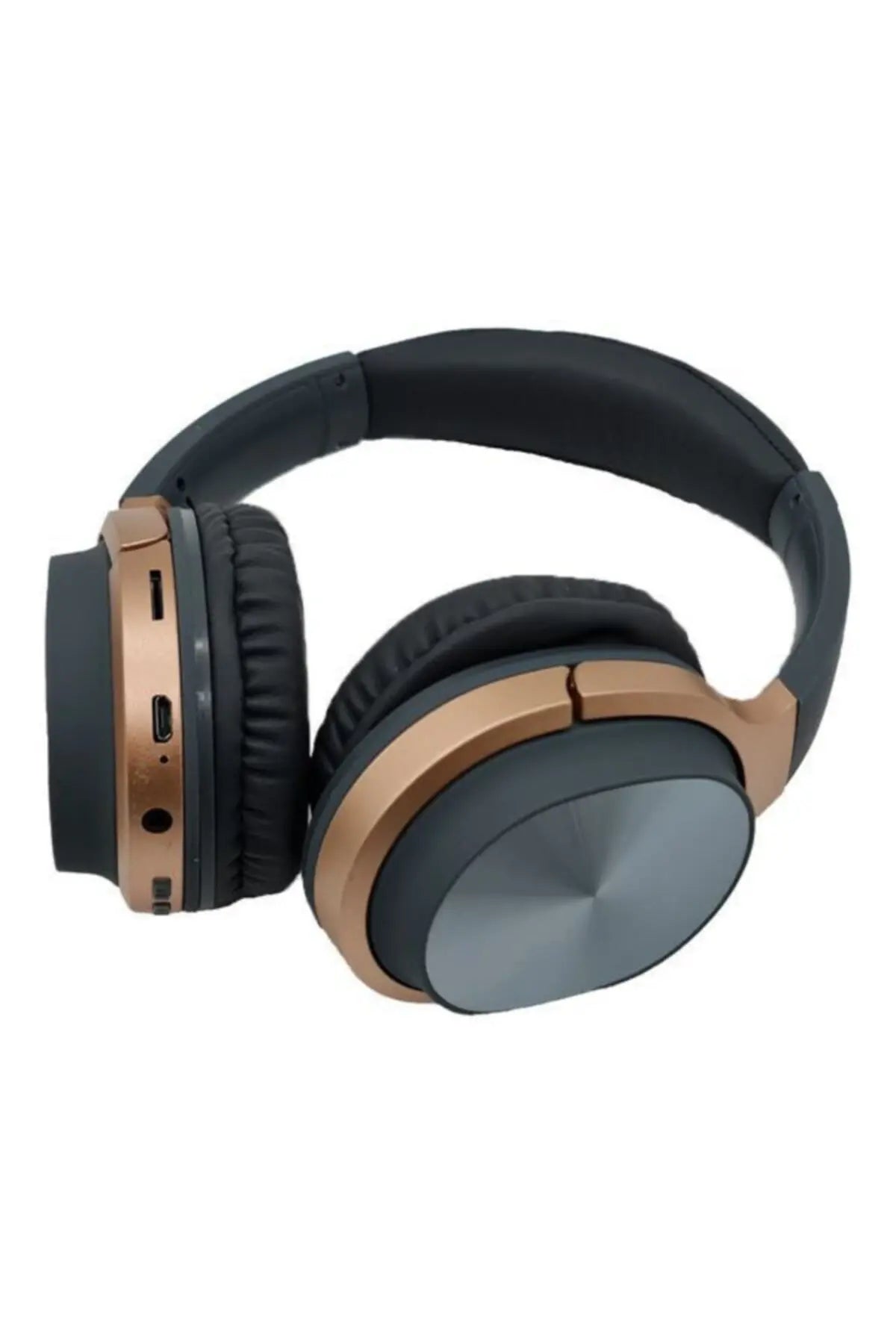 Hz830 Bt Süper Kalite Kablosuz Bluetooth Kulaklık 5.0 Gürültü Azaltıcı Kulaküstü Kulaklık Gri-gold Ürün ana görseli