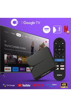 C8 Ultra HD 4K Android TV Box-Sesli Komut Kumandalı, Çift Wi-Fi & Bluetooth, 10K HDR Destekli