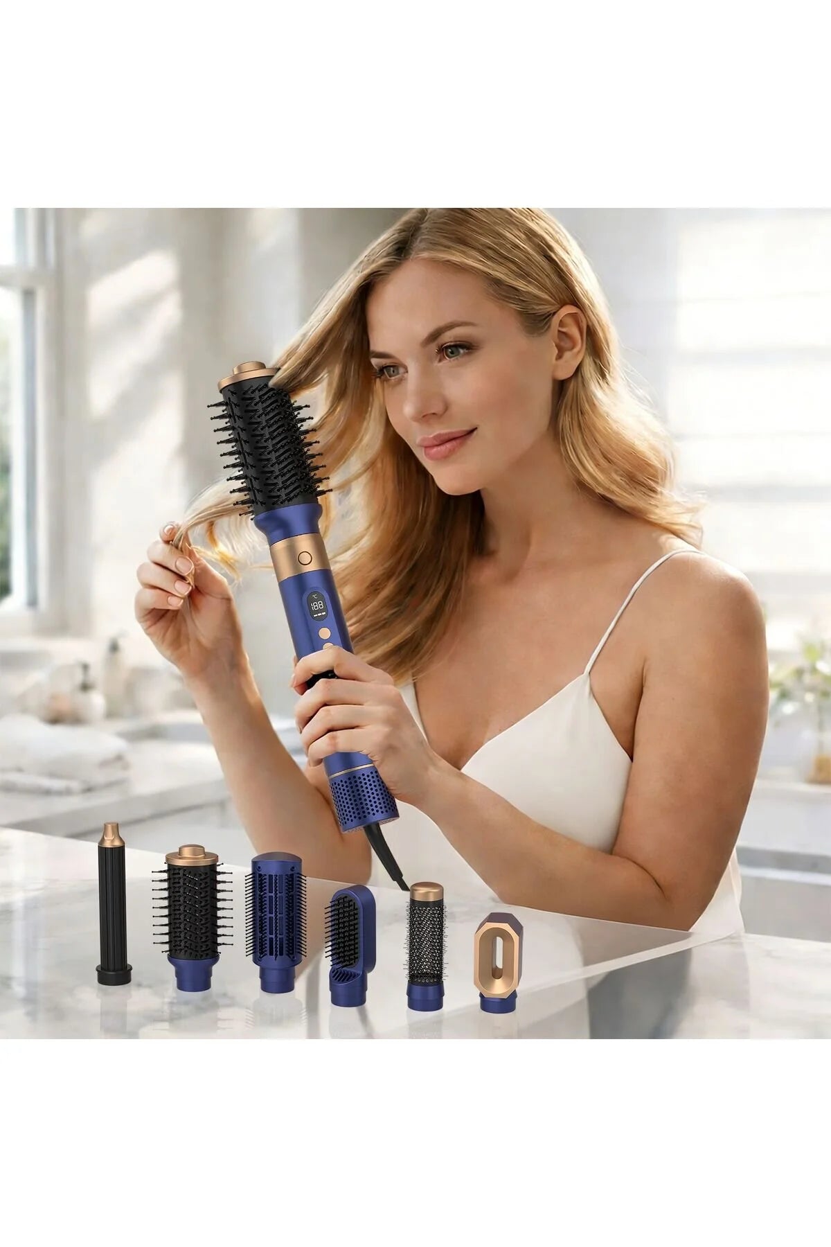 Mini More Professional 6 In 1 Airstyler Hava Üflemeli Saç Şekillendirici Seti Ürün ana görseli