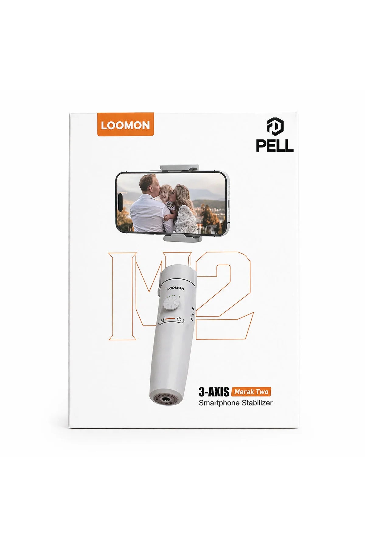 M2 3-Eksenli Telefon Gimbal Stabilizatör -Eksenli Telefon