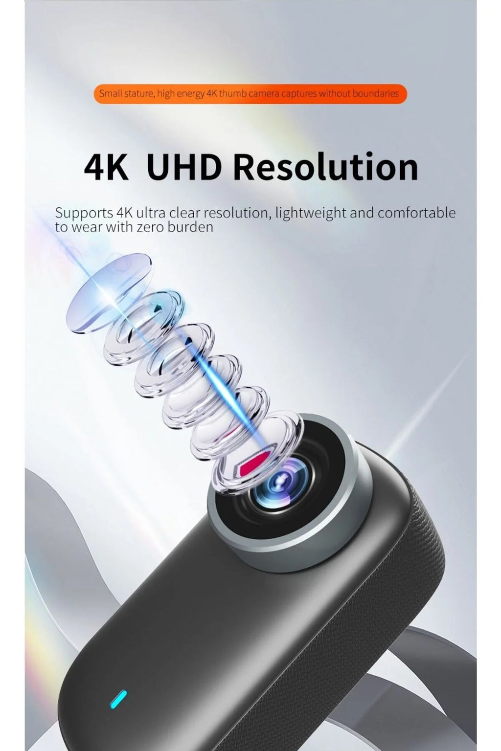 4K M11 Ultra HD WiFi Aksiyon Kamerası - IP65 Su Geçirmez, Titreşim Önleyici ve Geniş Açılı BEYAZ / SİYAH