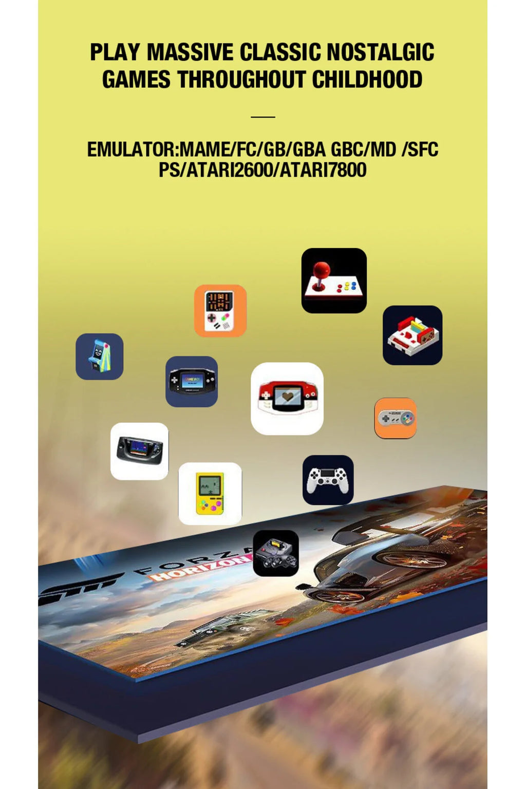 Q8 Max 4K Ultra HD Retro Oyun Konsolu - 40+ Emülatör 48.000+ Oyunlu Game Stick