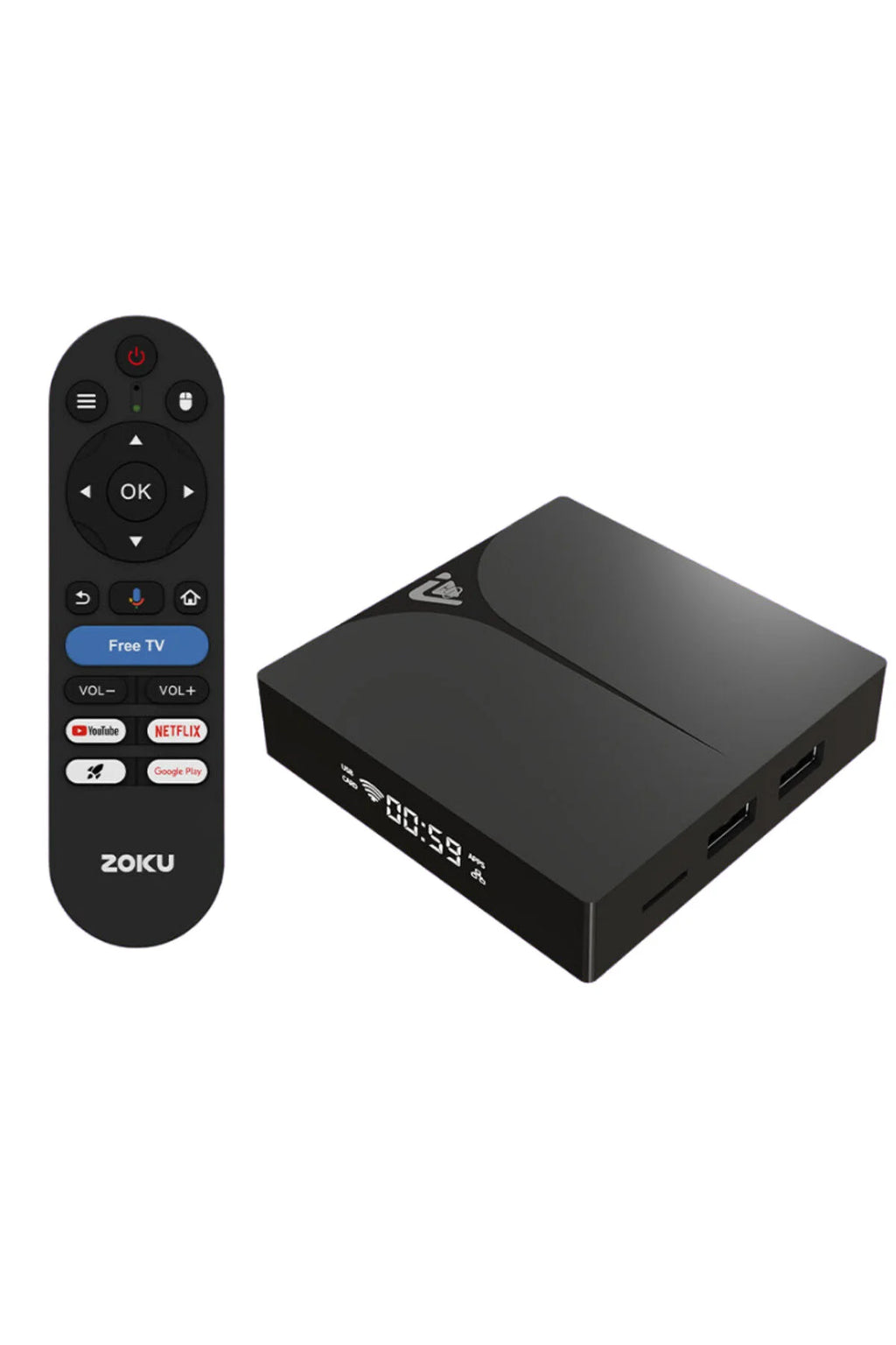C8 Ultra HD 4K Android TV Box-Sesli Komut Kumandalı, Çift Wi-Fi & Bluetooth, 10K HDR Destekli