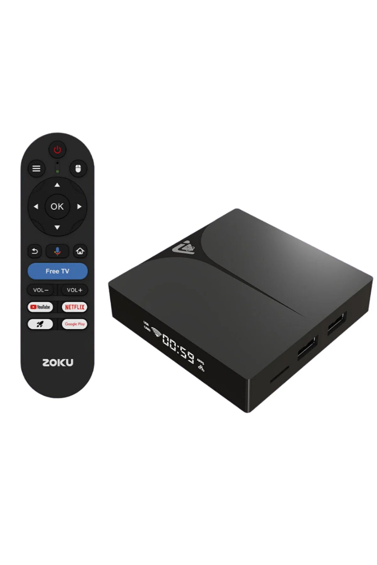 C8 Ultra HD 4K Android TV Box-Sesli Komut Kumandalı, Çift Wi-Fi & Bluetooth, 10K HDR Destekli Ürün ana görseli