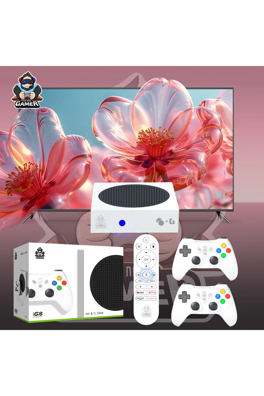 G8 8K Ultra HD Android TV Box & Oyun Konsolu - 60.000+ Oyunlu, Sesli Komut, Wi-Fi 6, Dual Band