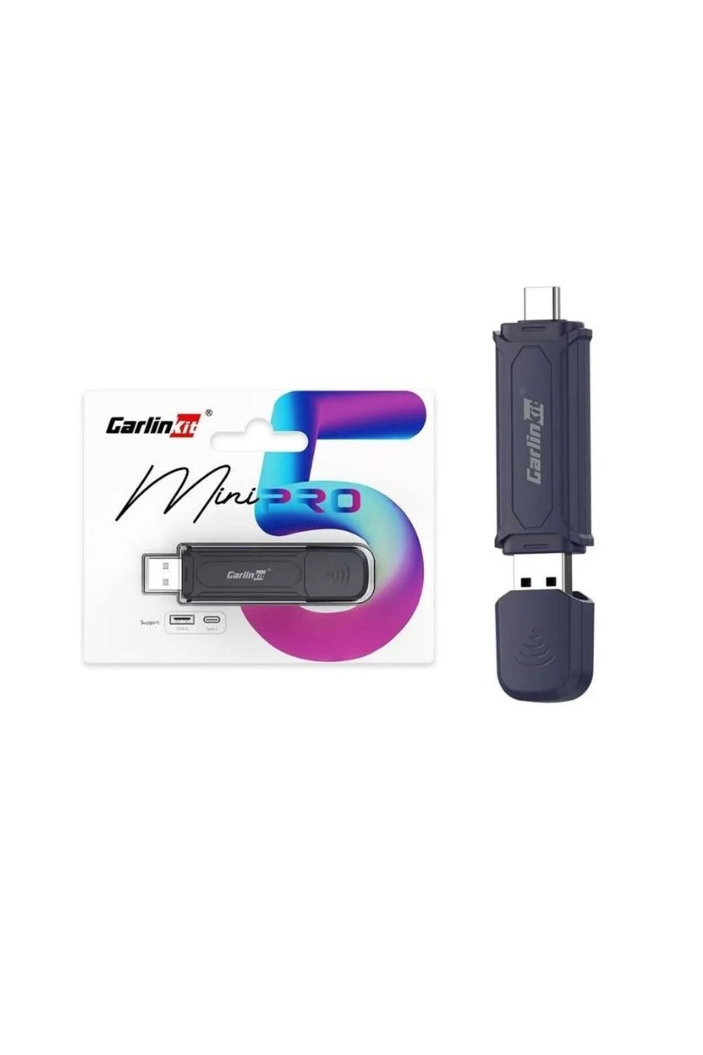 Carlinkit Mini 5 Pro Bluetooth & Wi-Fi Kablosuz CarPlay Çevirici