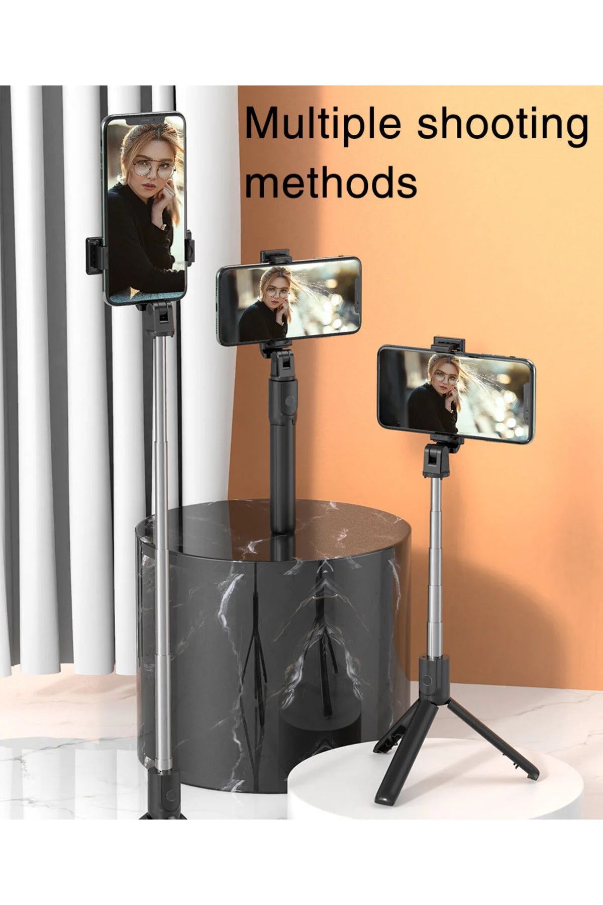 Tripod L02 4 In 1 Bluetooth Kumandalı Tripod Selfie Çubuğu