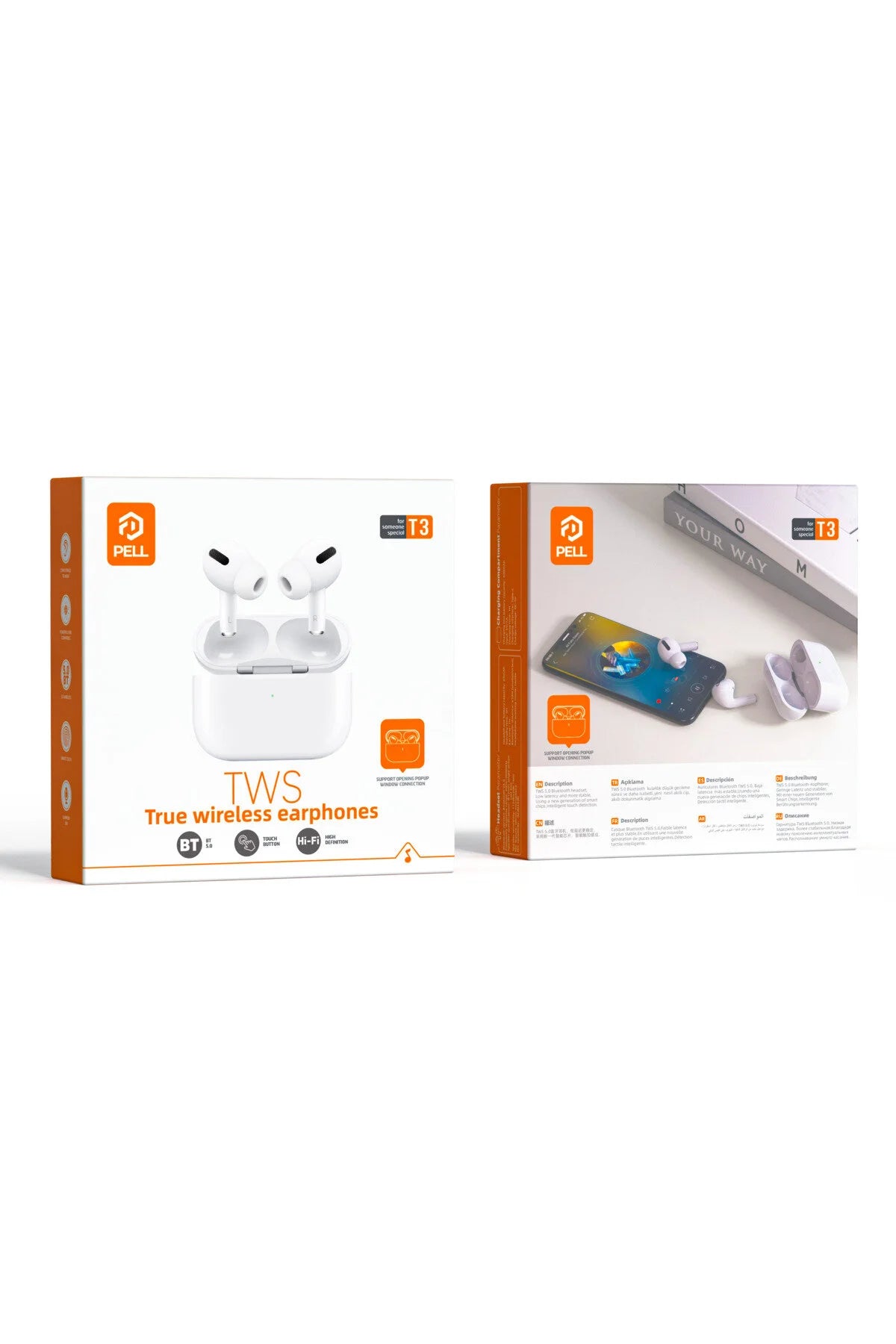 T3 Iphone Ve Android Uyumlu Pro 2 Premium Bluetooth Kulaklık
