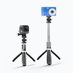 L02 Bluetooth Kumandalı Tripod Selfie Çubuğu 100cm, 4 In 1 Kablosuz Monopod