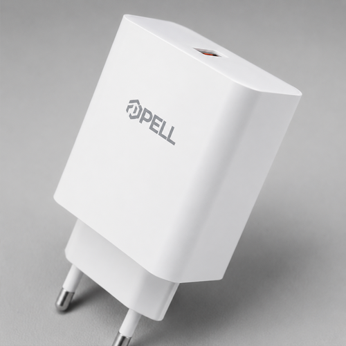 20W PD+QC Çift Portlu Turbo Hızlı Şarj Başlığı, Type-C ve USB Girişli Seyahat Adaptörü
