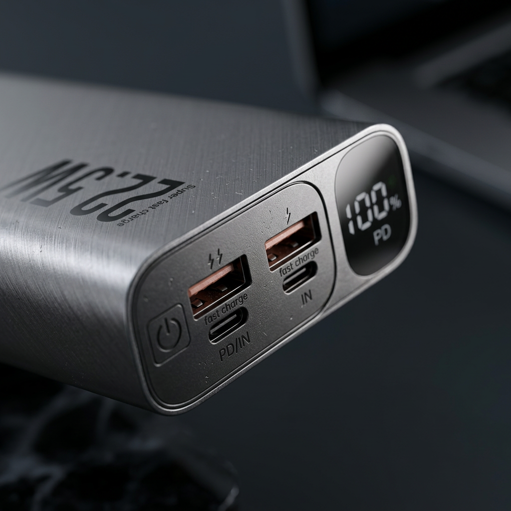 Pell F07 20.000 mAh Powerbank 22.5W, PD 20W Turbo Hızlı Taşınabilir Şarj Cihazı