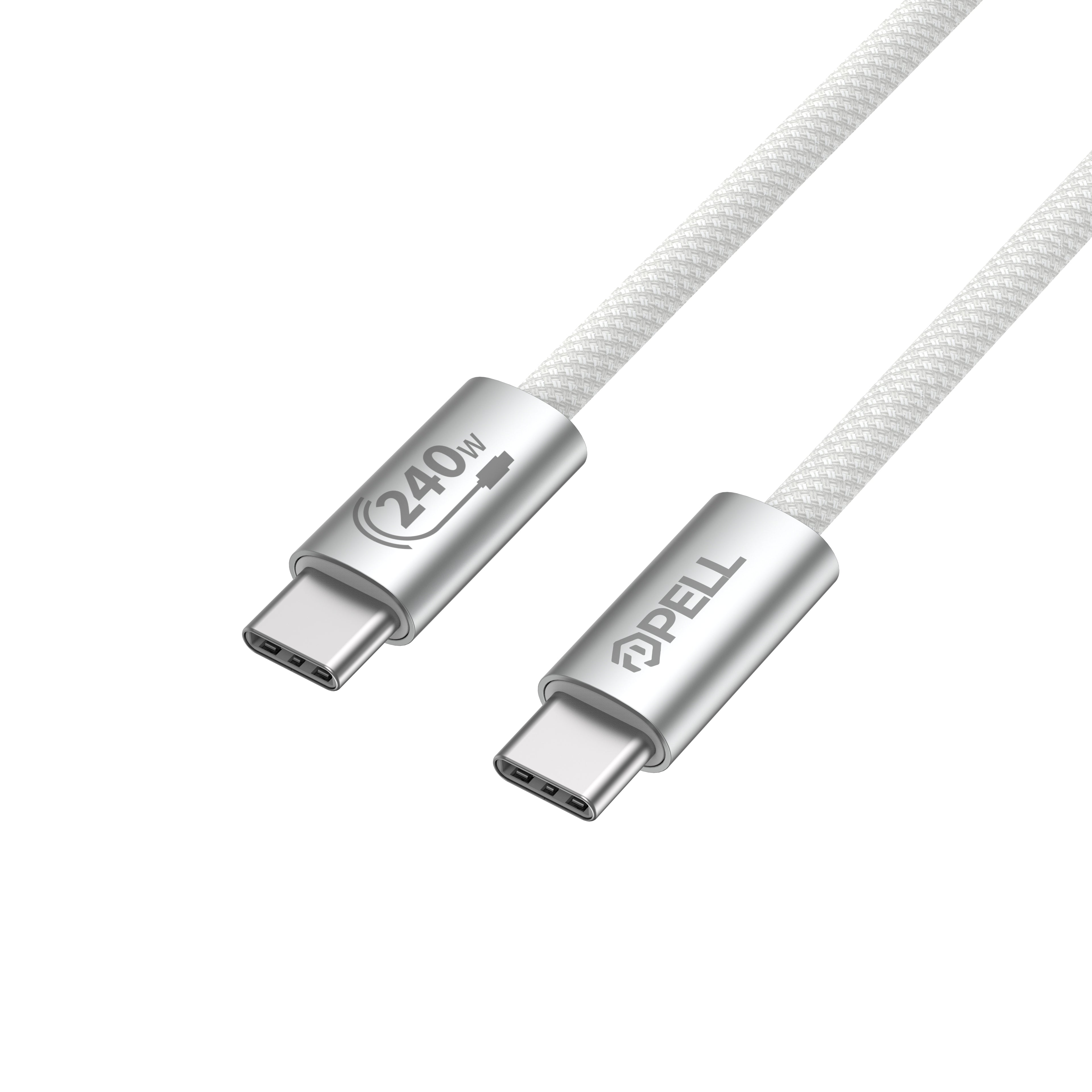 X-28 240W PD Type-C to Type-C Ultra Hızlı Örgülü Şarj Kablosu 1m