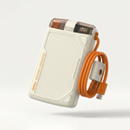 PL-F01 10000 mAh Powerbank 22.5W, Kablosuz Dijital Ekranlı Hızlı Taşınabilir Şarj Cihazı