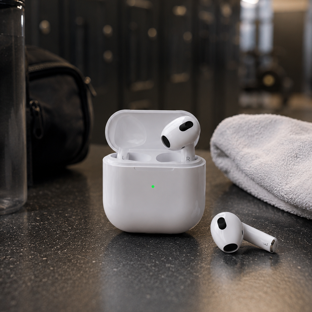 T3RD TWS Kablosuz Kulak İçi Bluetooth 5.3 Kulaklık, Aktif Gürültü Engelleyici ANC - Beyaz