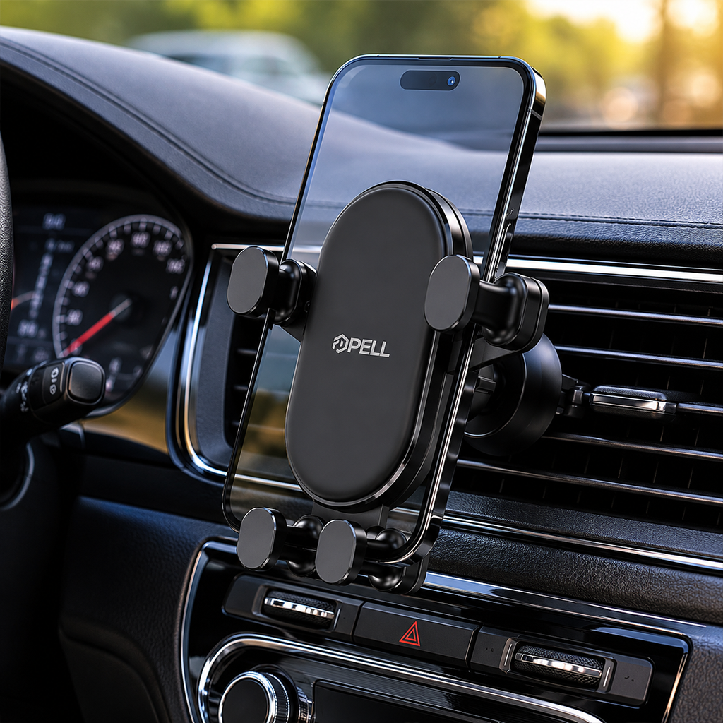 PL-H01 Havalandırma Izgarası Araç İçi Telefon Tutucu, 360° Dönebilen Mekanik Sürüş Tutacağı