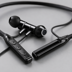 S22 Boyundan Askılı Spor Bluetooth 5.2 Kulaklık, Kablosuz Kulak İçi Koşu Kulaklığı - Siyah