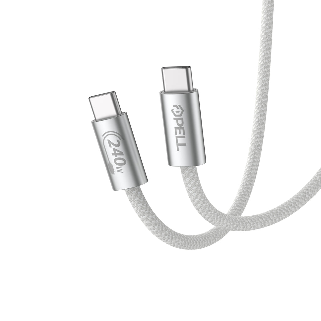 X-28 240W PD Type-C to Type-C Ultra Hızlı Örgülü Şarj Kablosu 1m