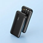 F10 10000 mAh Powerbank 4 Port Çıkışlı, Turbo Hızlı Taşınabilir Şarj Cihazı