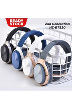 Hz830 Bt Süper Kalite Kablosuz Bluetooth Kulaklık 5.0 Gürültü Azaltıcı Kulaküstü Kulaklık MAVİ