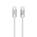 X-28 240W PD Type-C to Type-C Ultra Hızlı Örgülü Şarj Kablosu 1m