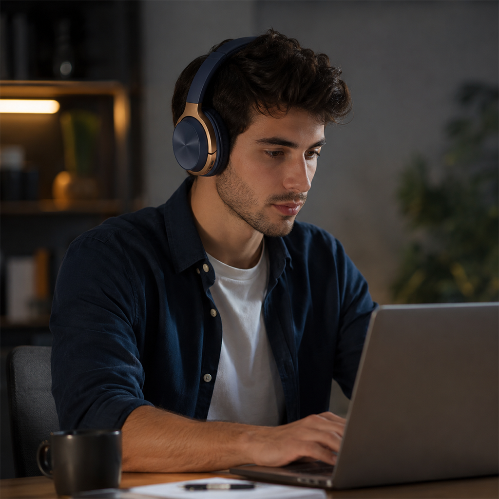 HZ-BT830 Bluetooth Kulak Üstü Kulaklık 5.0, Kablosuz Süper Bass Kulaklık