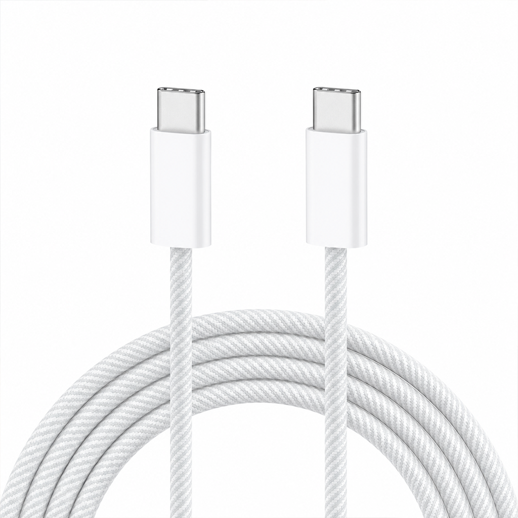 PL-X23 60W PD Type-C to Type-C Hızlı Şarj Kablosu 1m, Örgülü Data Kablosu