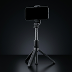 L02 Bluetooth Kumandalı Tripod Selfie Çubuğu 100cm, 4 In 1 Kablosuz Monopod