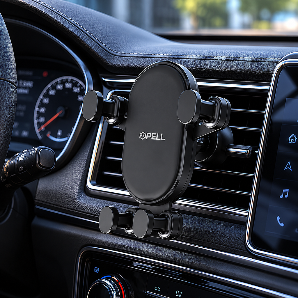PL-H01 Havalandırma Izgarası Araç İçi Telefon Tutucu, 360° Dönebilen Mekanik Sürüş Tutacağı