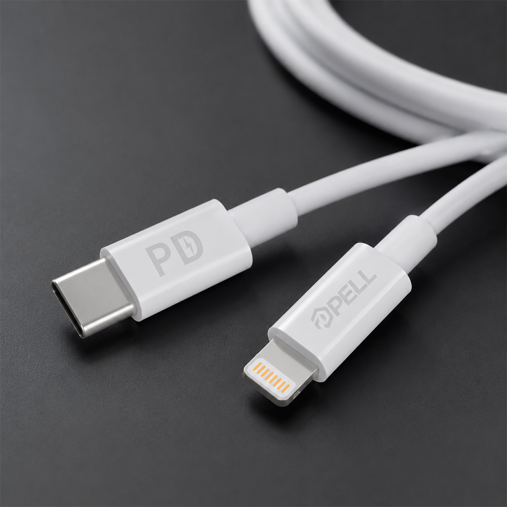 PD01 20W Turbo Hızlı Şarj Kablosu 1m, 30-Pin Apple Uyumlu Data Kablosu