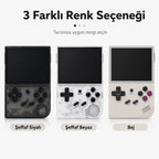 PELL ANBERNIC RG35XX TV Uyumlu Retro El Oyun Konsolu, 3.5 İnç IPS Ekran HDMI Taşınabilir Emülatör