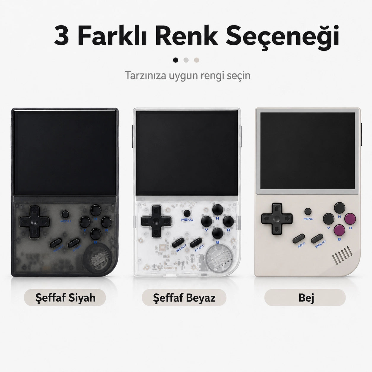 PELL ANBERNIC RG35XX TV Uyumlu Retro El Oyun Konsolu, 3.5 İnç IPS Ekran HDMI Taşınabilir Emülatör