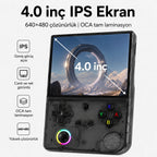 ANBERNIC RG 40XXV Taşınabilir El Oyun Konsolu, 4.0 inç IPS Ekran, Retro Game Boy PSP Oyun Konsolu