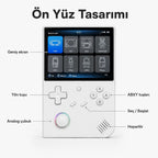 ANBERNIC RG 40XXV Taşınabilir El Oyun Konsolu, 4.0 inç IPS Ekran, Retro Game Boy PSP Oyun Konsolu