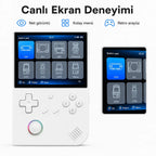 ANBERNIC RG 40XXV Taşınabilir El Oyun Konsolu, 4.0 inç IPS Ekran, Retro Game Boy PSP Oyun Konsolu
