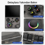 ANBERNIC RG 40XXV Taşınabilir El Oyun Konsolu, 4.0 inç IPS Ekran, Retro Game Boy PSP Oyun Konsolu