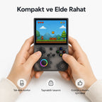 ANBERNIC RG 40XXV Taşınabilir El Oyun Konsolu, 4.0 inç IPS Ekran, Retro Game Boy PSP Oyun Konsolu