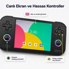 ANBERNIC RG 476H El Oyun Konsolu 5000 mAh Pil, Taşınabilir Retro Atari Atari Oyun Cihazı