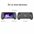 ANBERNIC RG556 Retro El Oyun Konsolu 5.48 inç AMOLED Ekran, Kablosuz Taşınabilir Oyun Cihazı