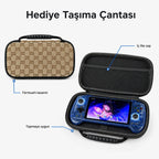 ANBERNIC RG556 Retro El Oyun Konsolu 5.48 inç AMOLED Ekran, Kablosuz Taşınabilir Oyun Cihazı